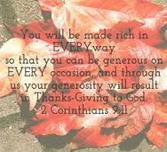 Thanksgiving scripture