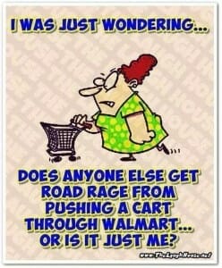 Walmart road rage