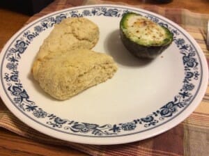 baked avocado eggs