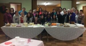 30 of us forgot how old or young we were--we just enjoyed a meal and each other.