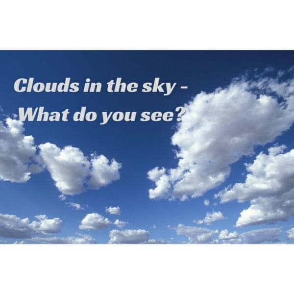 clouds in the sky - What I Saw Today