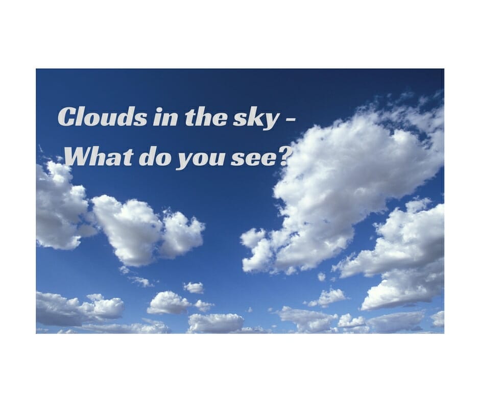 clouds in the sky - What I Saw Today