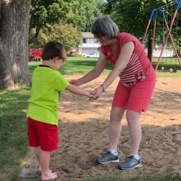 Special needs child's experience with sand