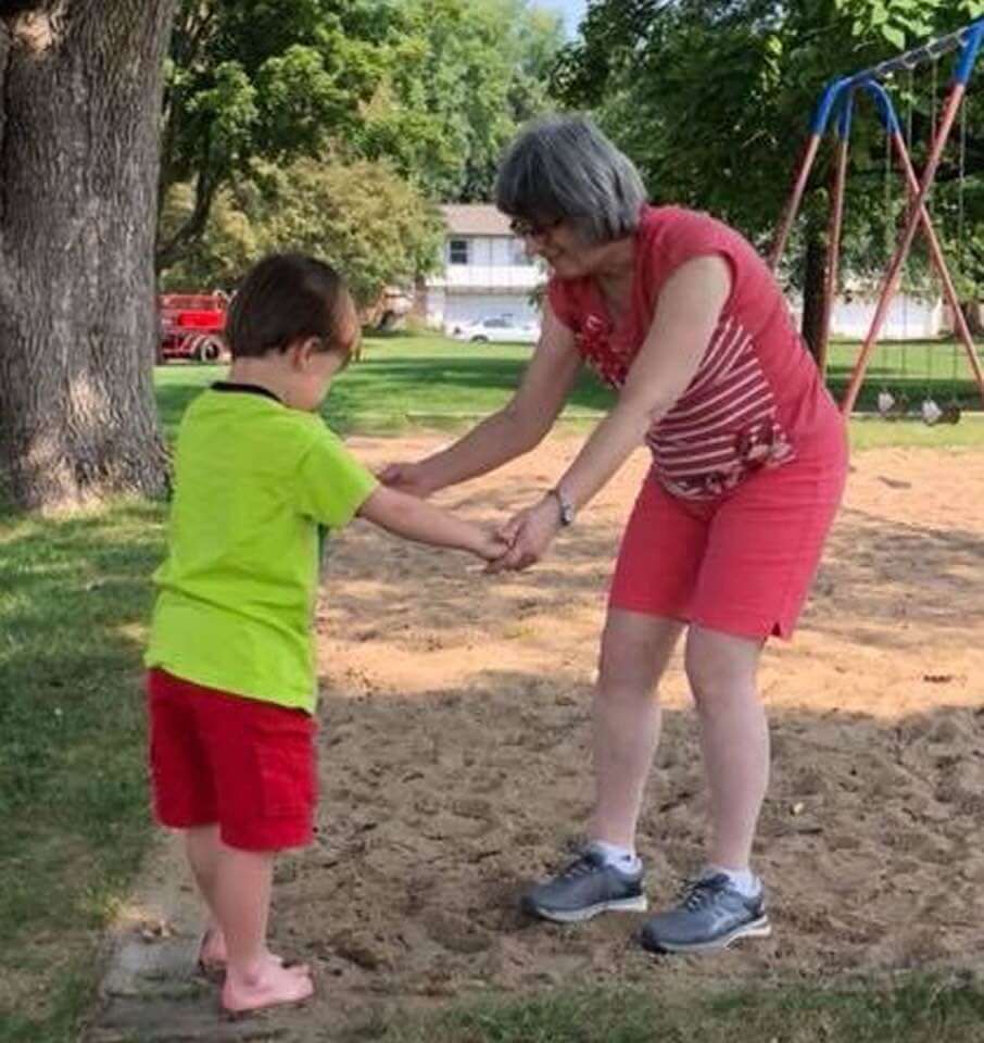 Special needs child's experience with sand