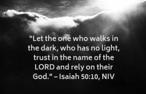 God In The Fog - Isaiah 50:10