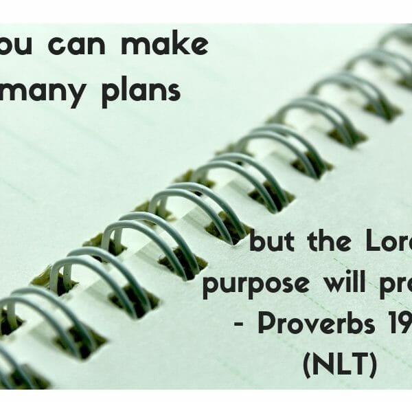 Proverbs 19:21 - You can make many plans