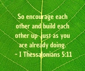 Church life - encourage one another
