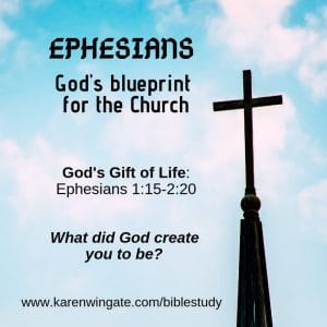 Ephesians Bible Study Session Two - What has God created you to be?