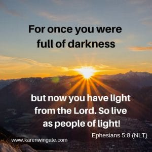 Ephesians 5:8 - Live as people of light