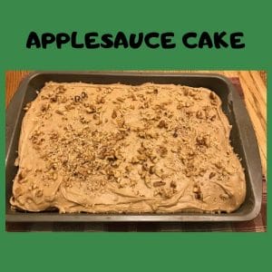 recipe for Applesauce Cake