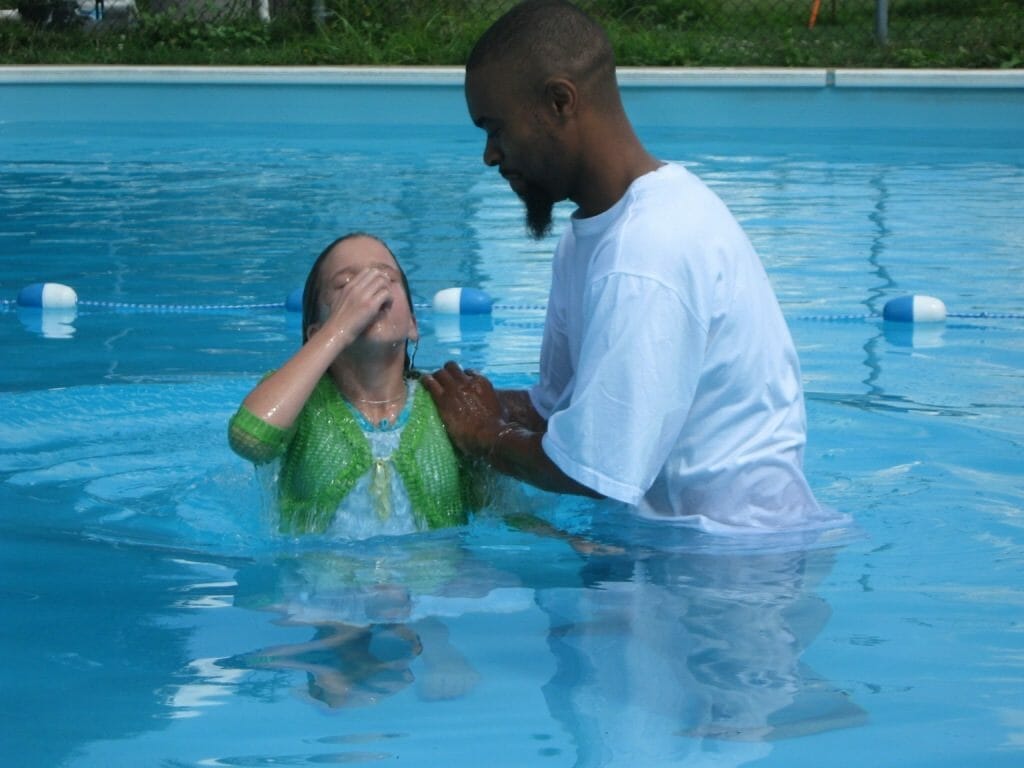 Seeing someone accept Christ in baptism is a thrilling moment.