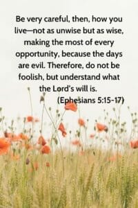 Ephesians 5:15-17 