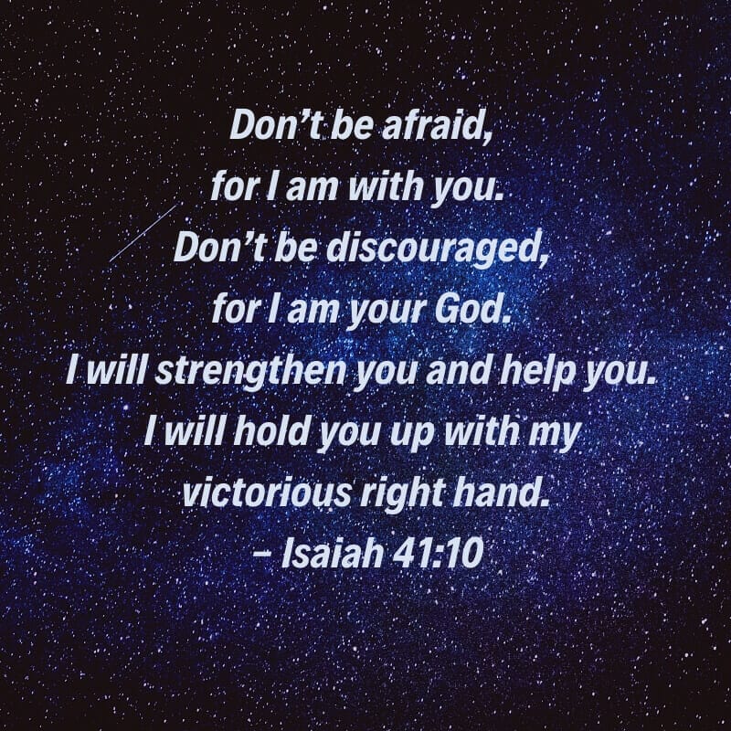 Words from Isaiah 4:10