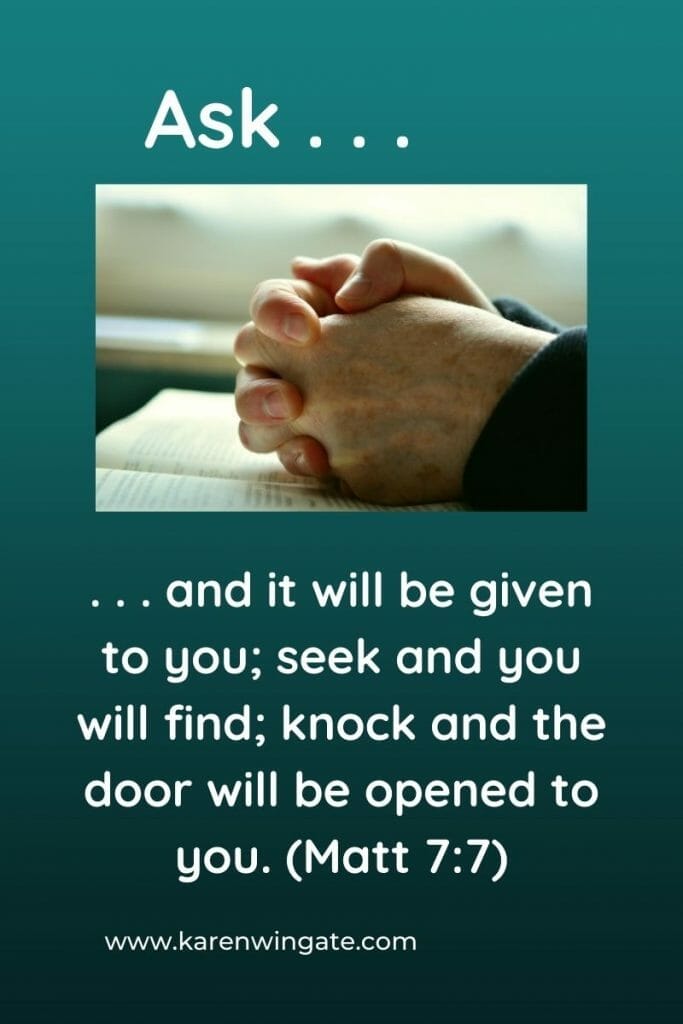 Divine Interventions: Ask and it will be given to you; seek and you will fine; knock and the door will be opened to you. (Matthew 7:7)