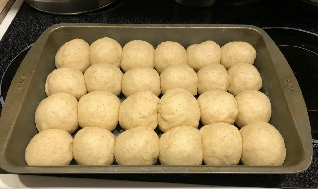 On the rise - rising lite wheat dinner rolls