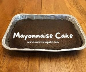 Mayonnaise Cake