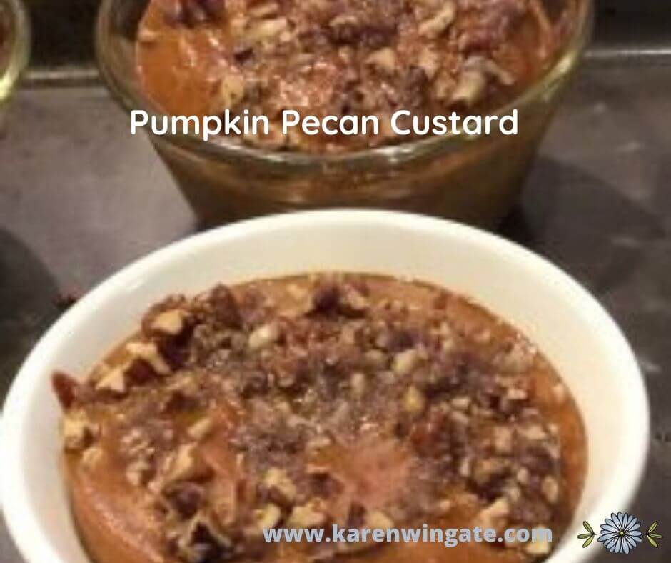 Pumpkin Pecan Custard