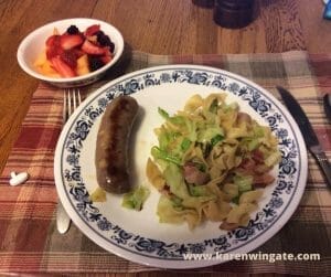 Fried Cabbage and Noodles