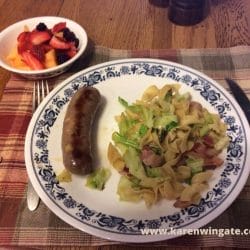 Fried Cabbage and Noodles