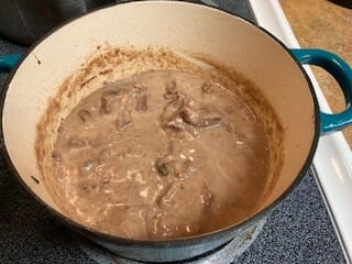 Beef Stroganoff