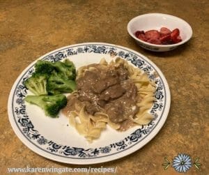 Beef Stroganoff