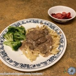 Beef Stroganoff