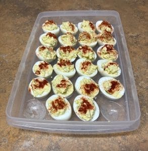 photo of deviled eggs